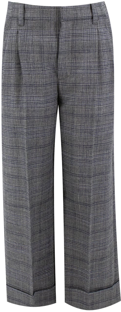 Brunello Cucinelli Wool trousers Blauw