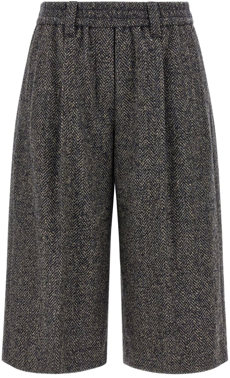 Brunello Cucinelli Shorts Blue Blauw