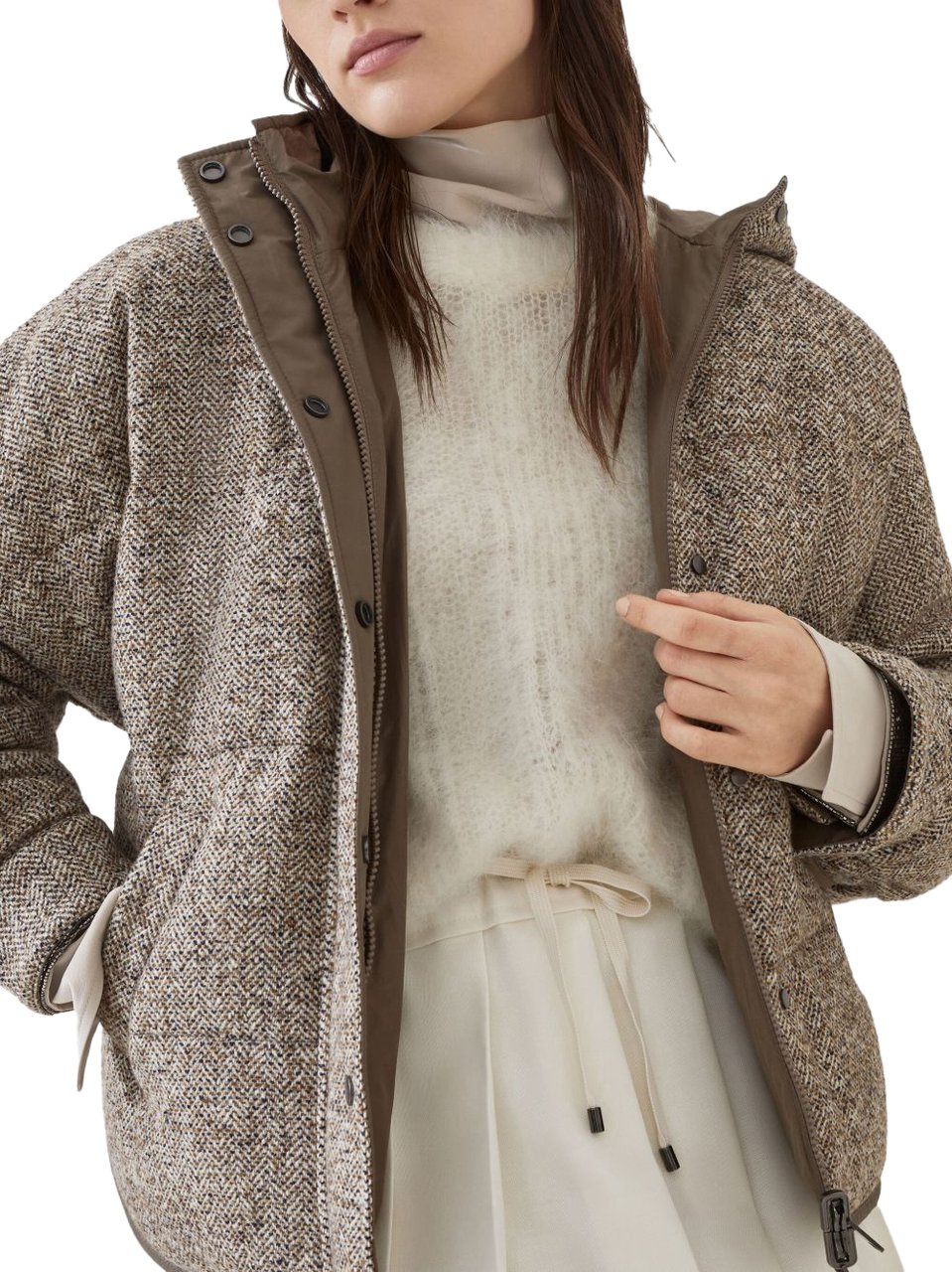 Brunello Cucinelli Coats Beige Beige