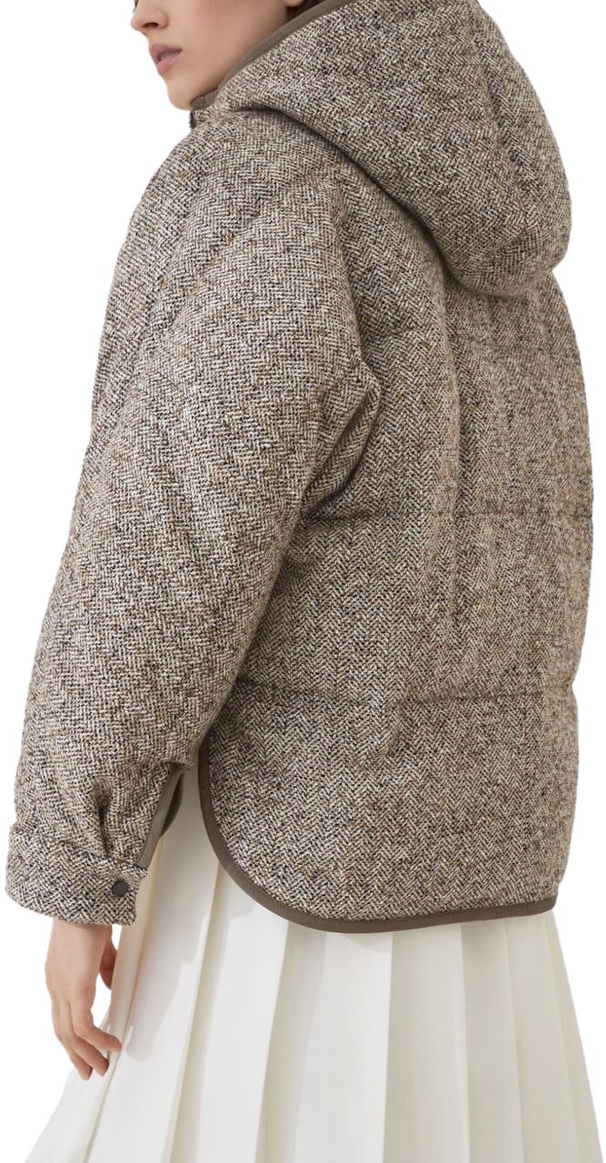 Brunello Cucinelli Coats Grey Grijs