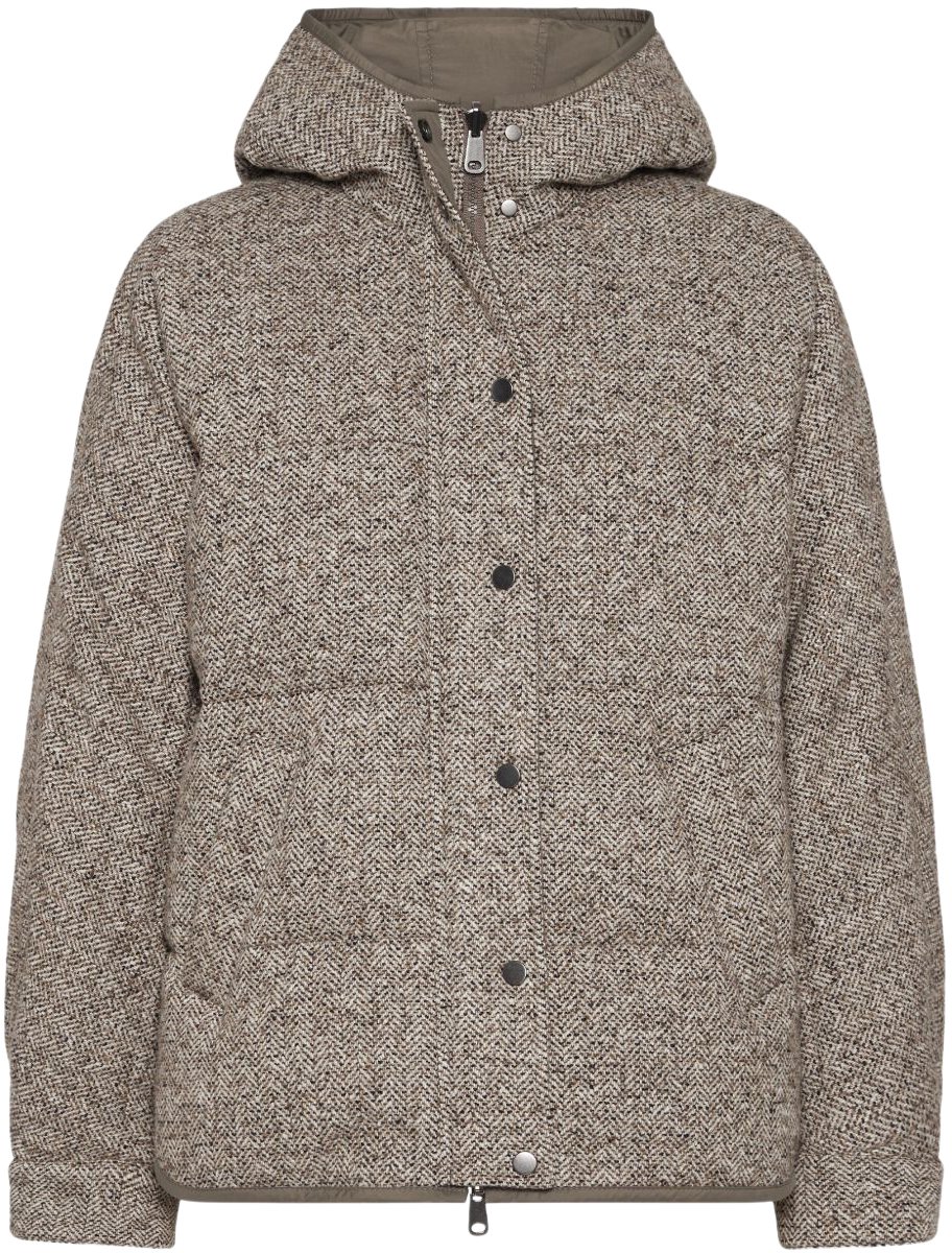 Brunello Cucinelli Coats Grey Grijs