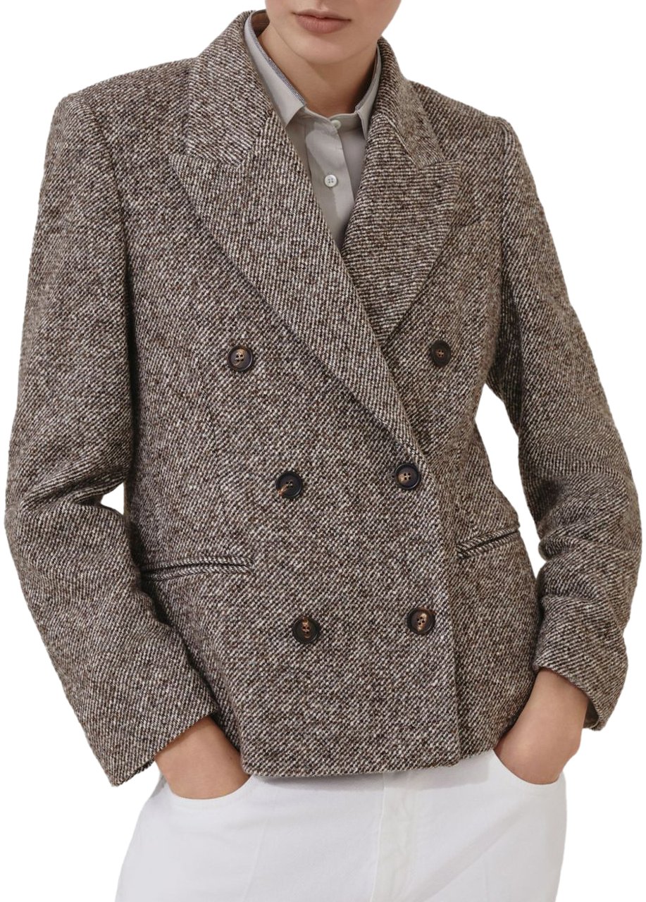 Brunello Cucinelli Jackets Brown Bruin