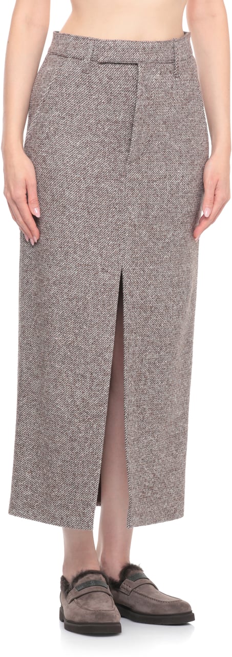 Brunello Cucinelli Skirts Grey Grijs
