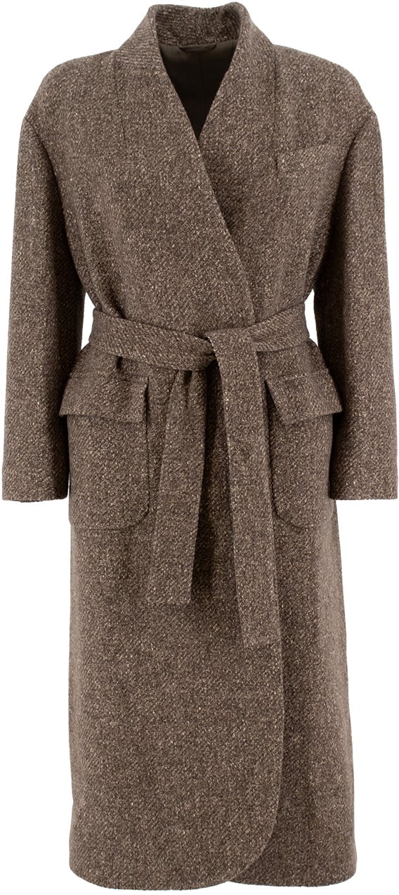 Brunello Cucinelli Wool coat Bruin