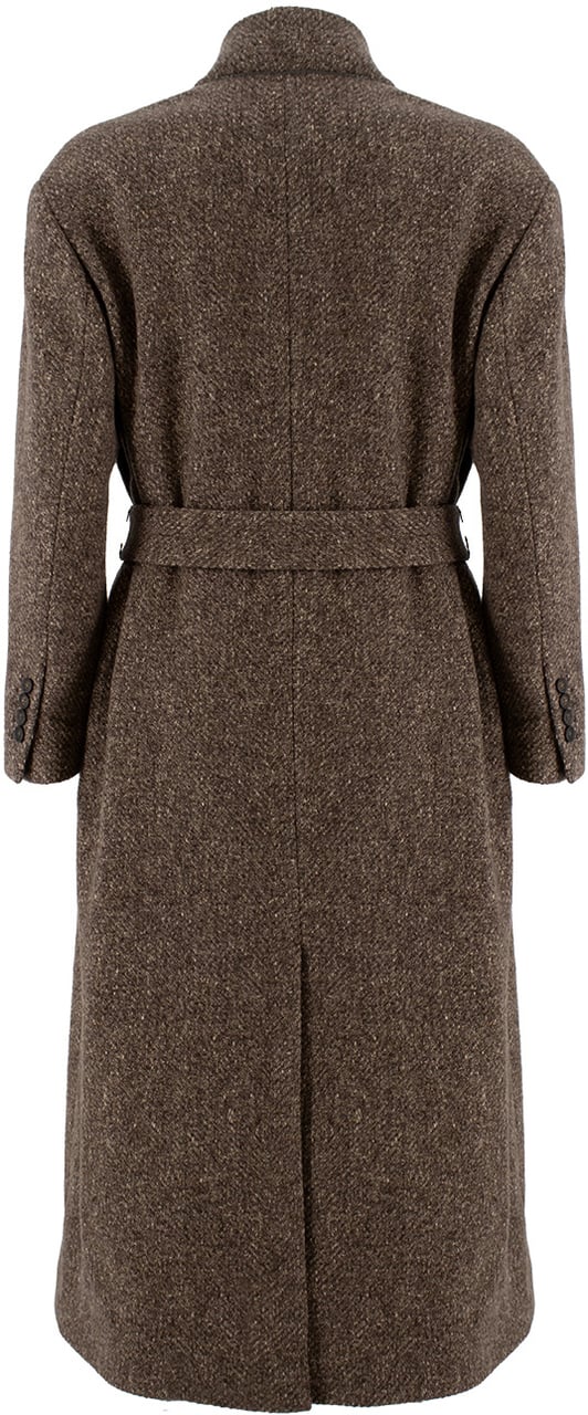Brunello Cucinelli Wool coat Bruin