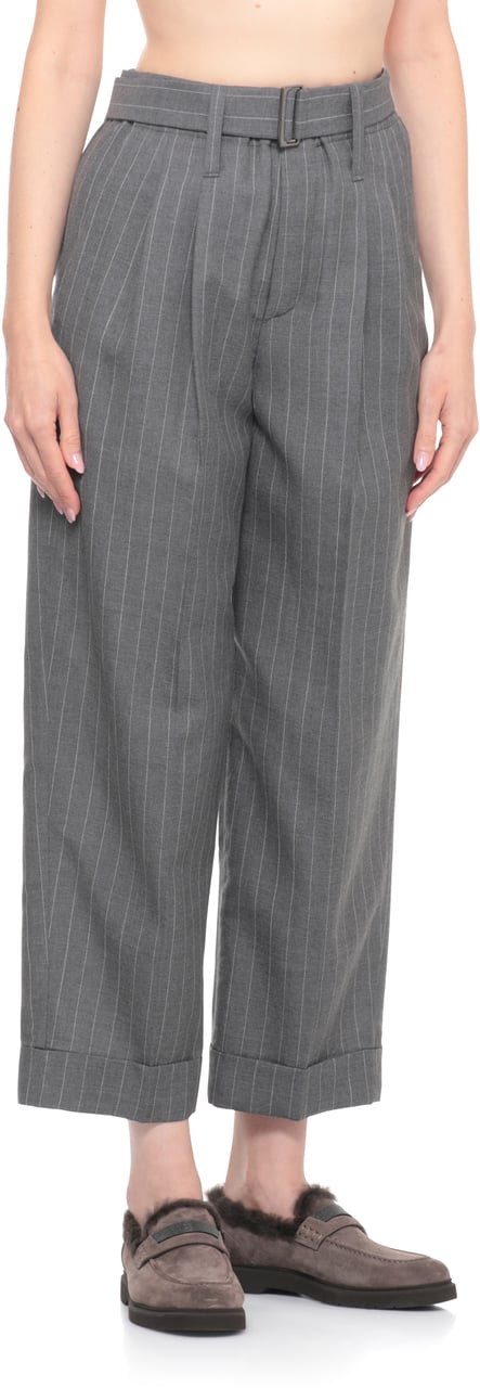 Brunello Cucinelli Trousers Grey Grijs
