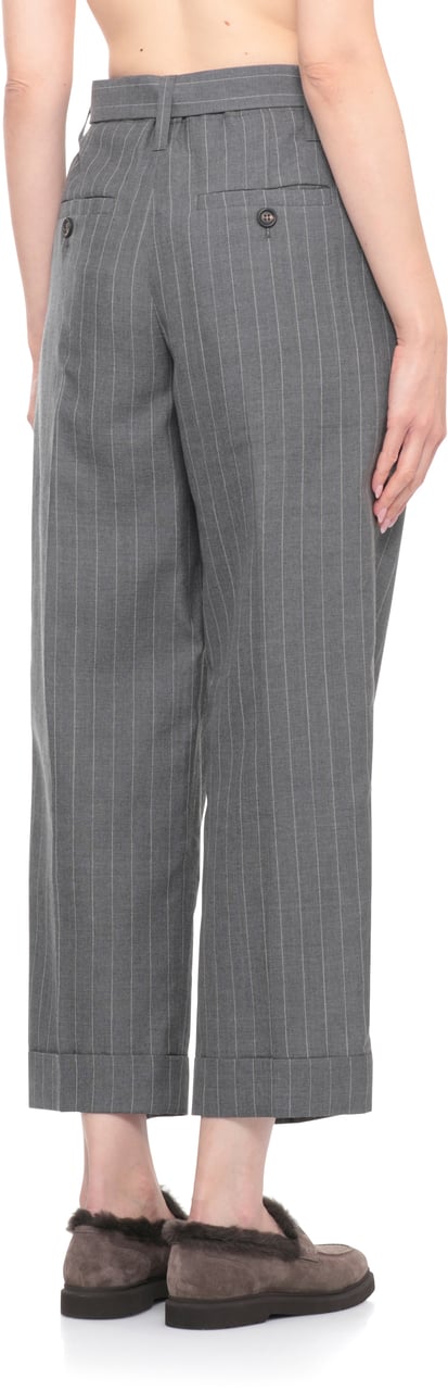 Brunello Cucinelli Trousers Grey Grijs