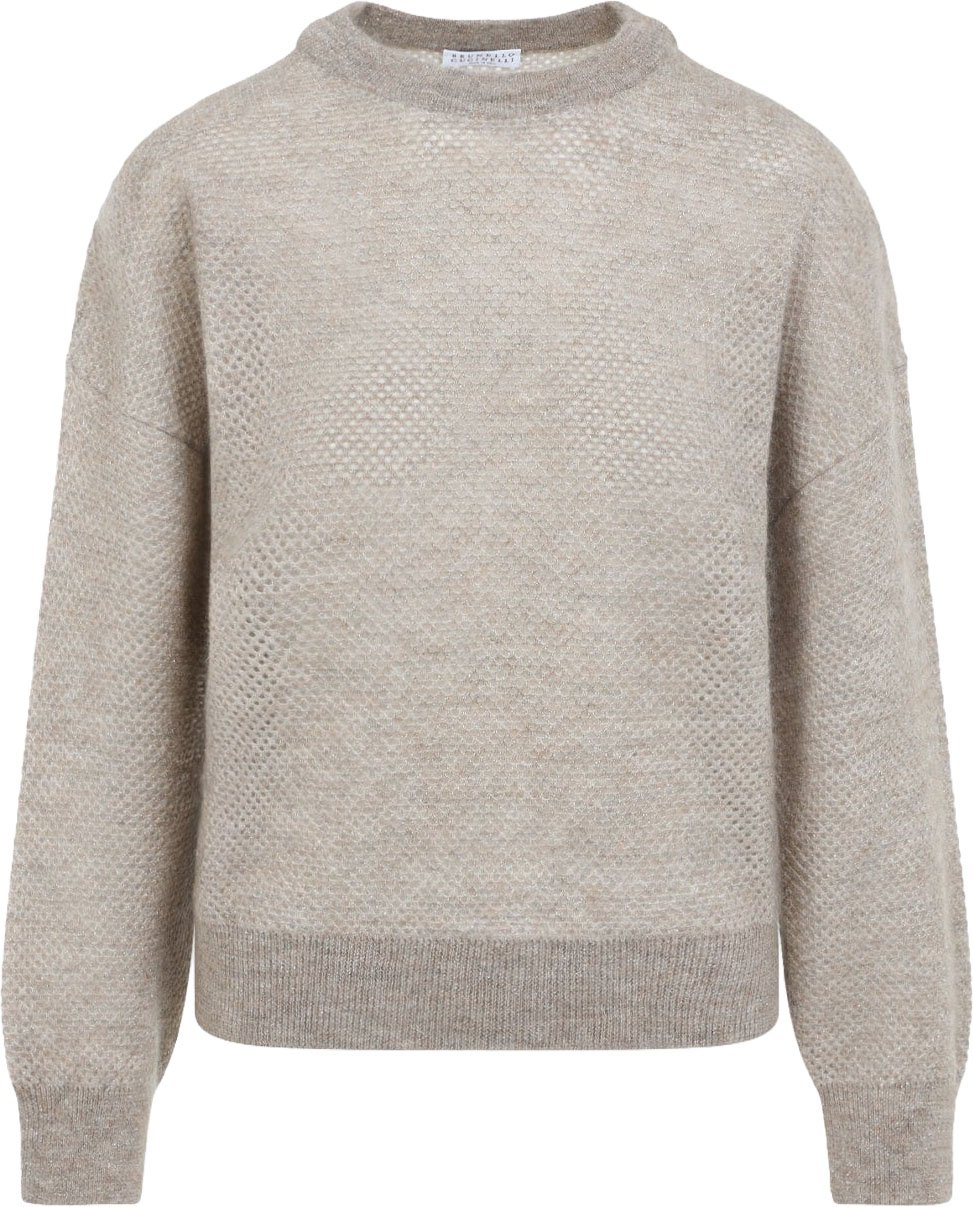 Brunello Cucinelli Sweater Soft Net Pullover Divers