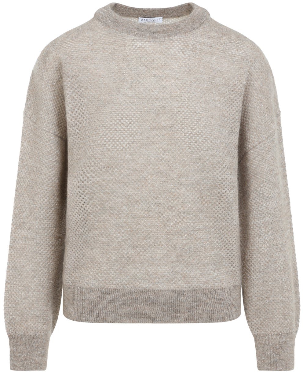 Brunello Cucinelli Sweater Soft Net Pullover Divers