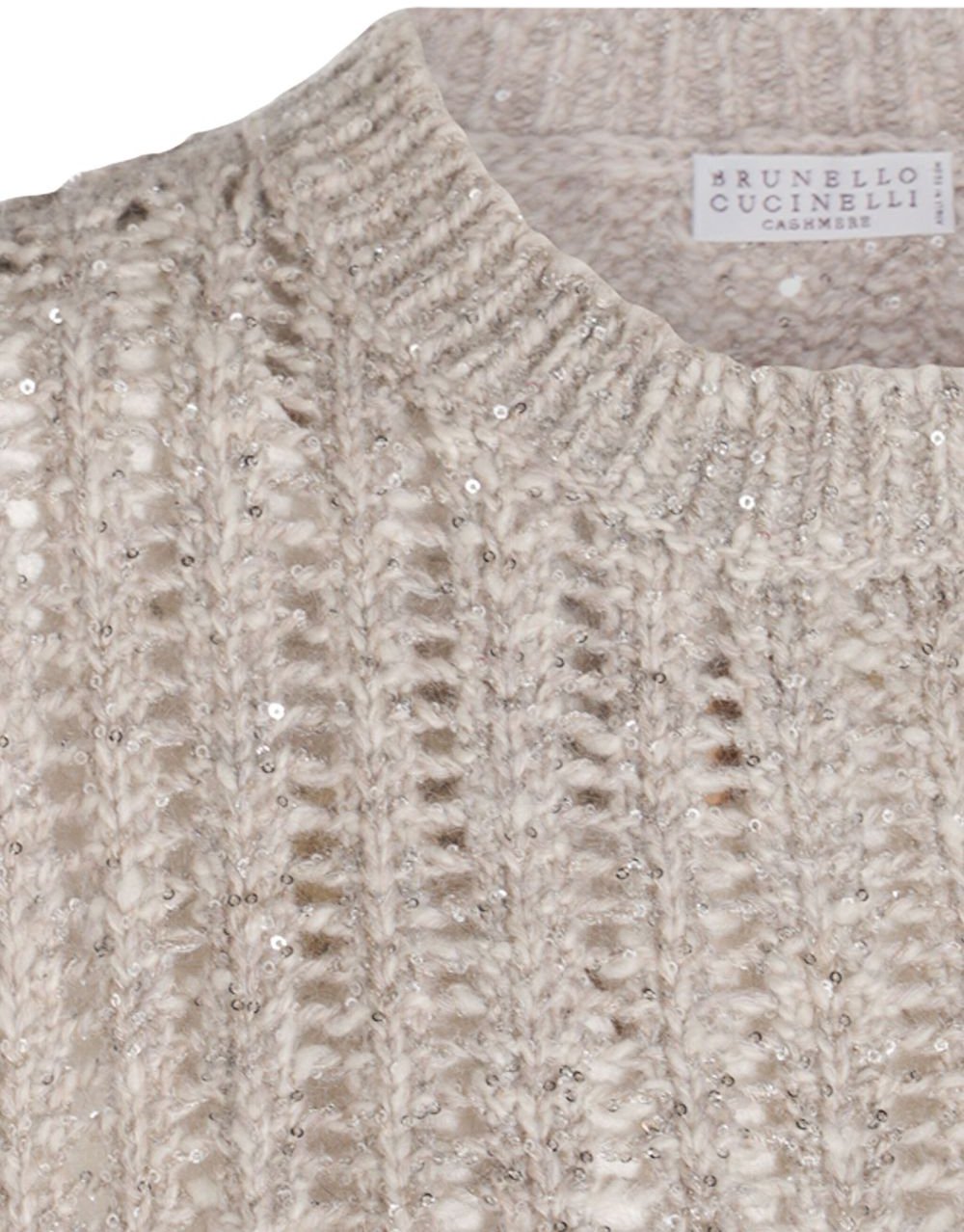 Brunello Cucinelli Top Ivory Wit