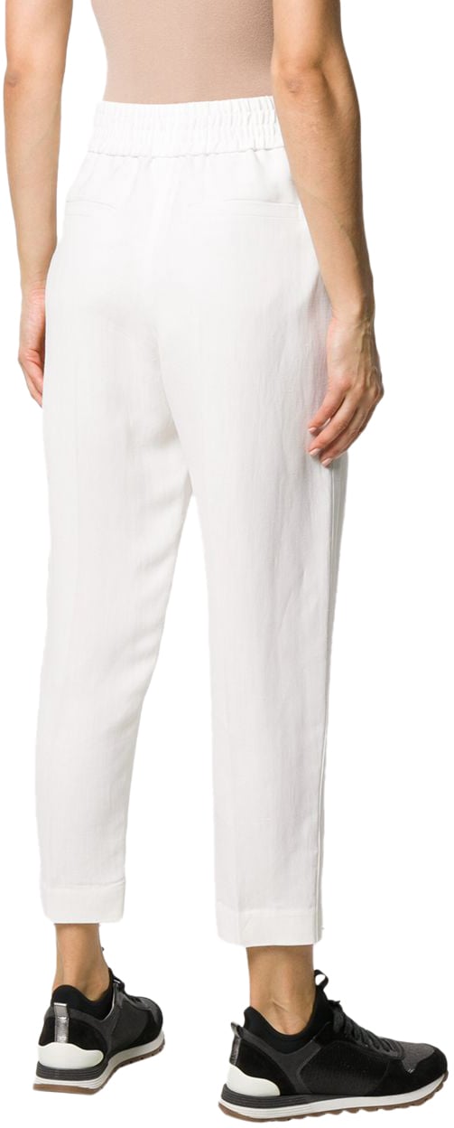 Brunello Cucinelli Trousers White Wit