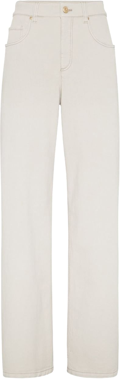 Brunello Cucinelli Trousers White Wit