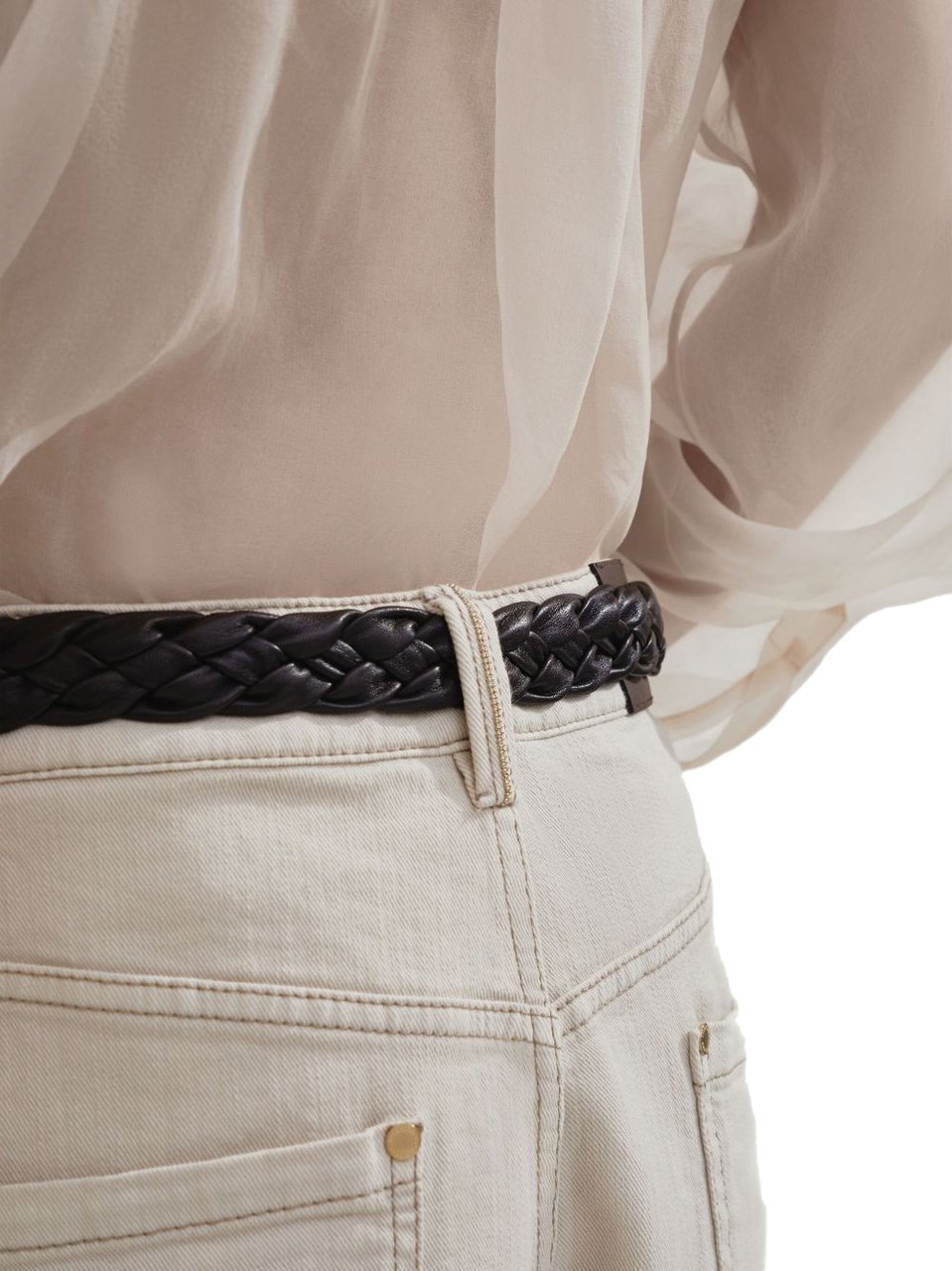 Brunello Cucinelli Trousers White Wit