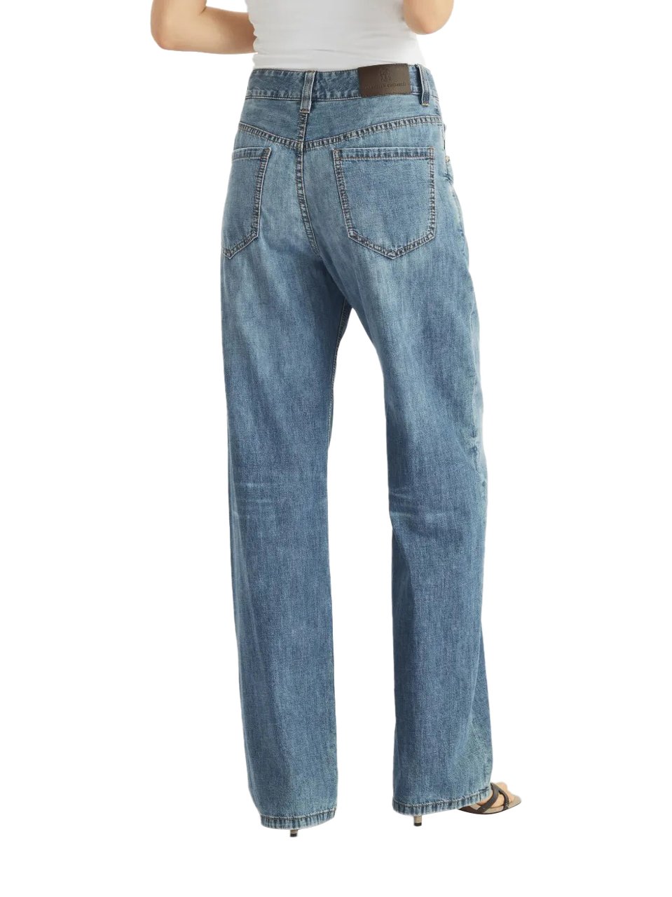 Brunello Cucinelli pantalone denim divers Divers
