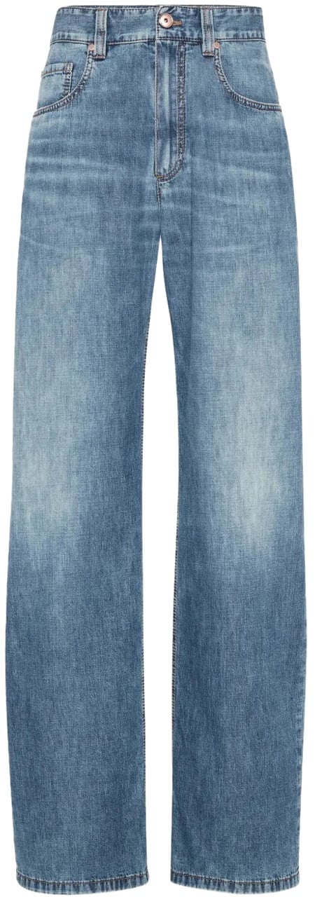 Brunello Cucinelli pantalone denim divers Divers