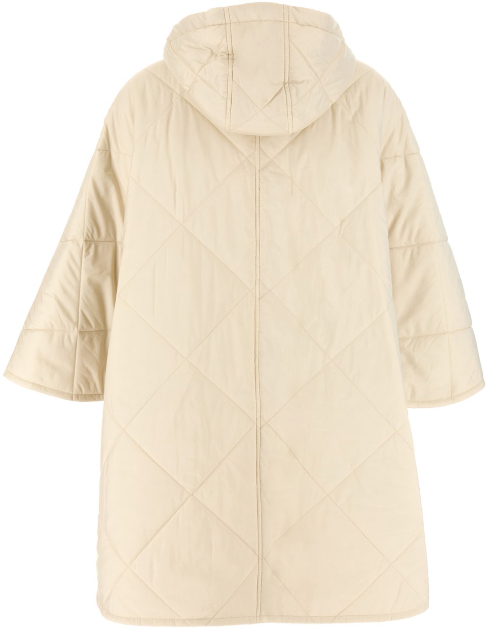 Brunello Cucinelli Brunello Cucinelli Sand polyester padded poncho Beige