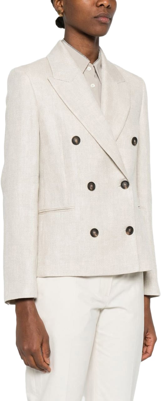 Brunello Cucinelli Jackets Beigepanama Beige