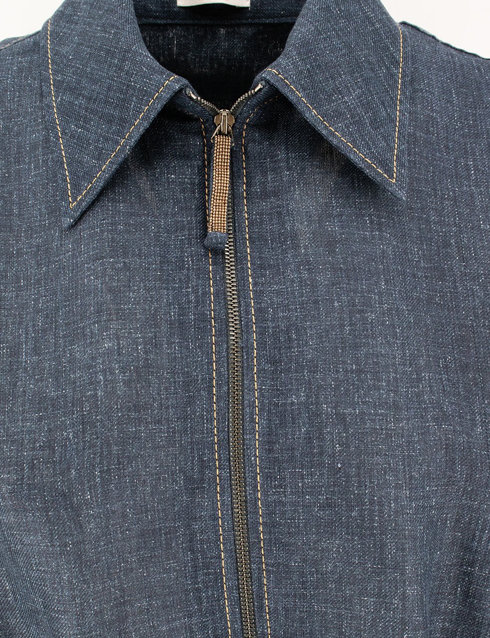 Brunello Cucinelli Long linen dress Blauw