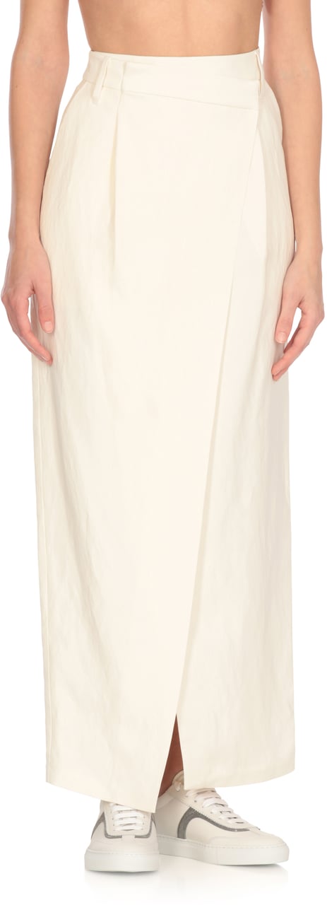 Brunello Cucinelli Skirts Ivory Wit