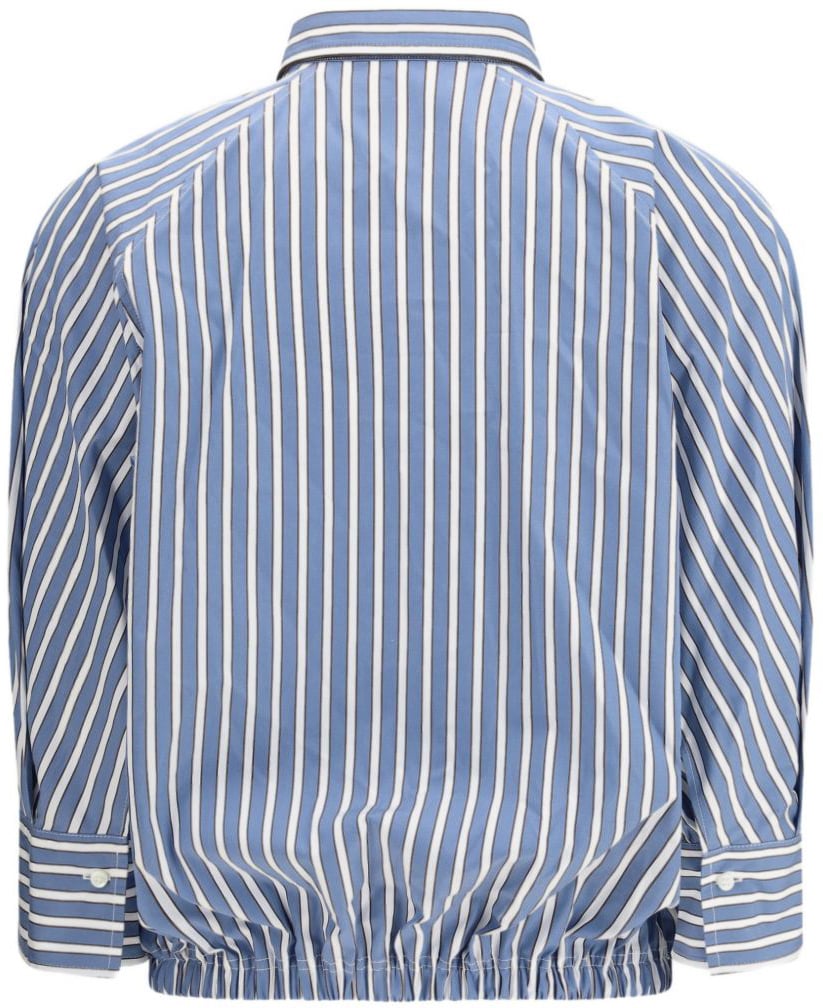 Brunello Cucinelli Shirts Blue Blauw