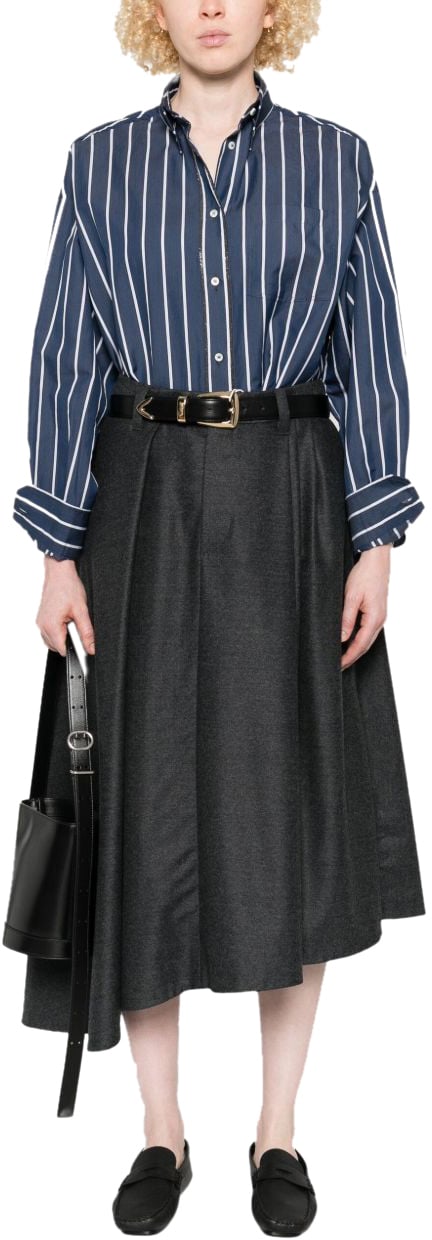 Brunello Cucinelli Shirts Blue Blauw