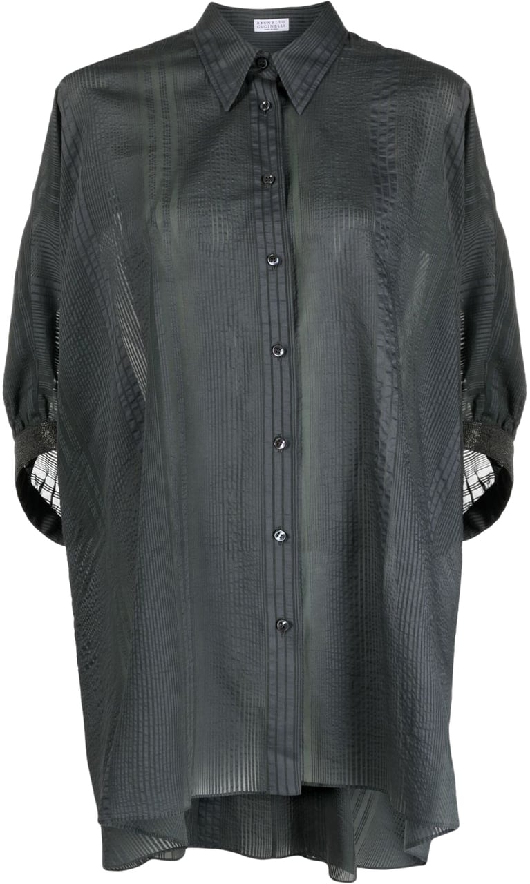 Brunello Cucinelli Shirts Grey Grijs