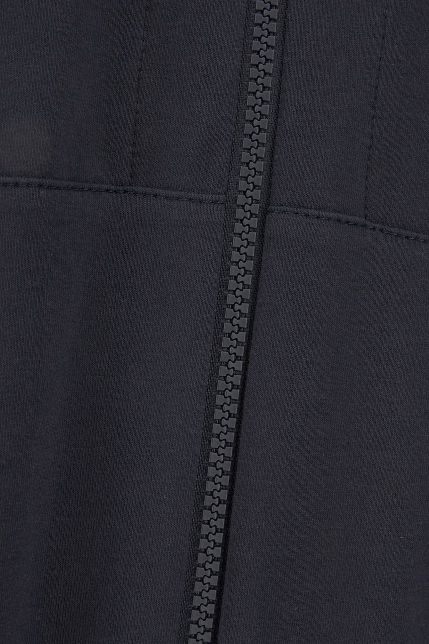 Brunello Cucinelli Navy blue stretch cotton sweatshirt Blauw