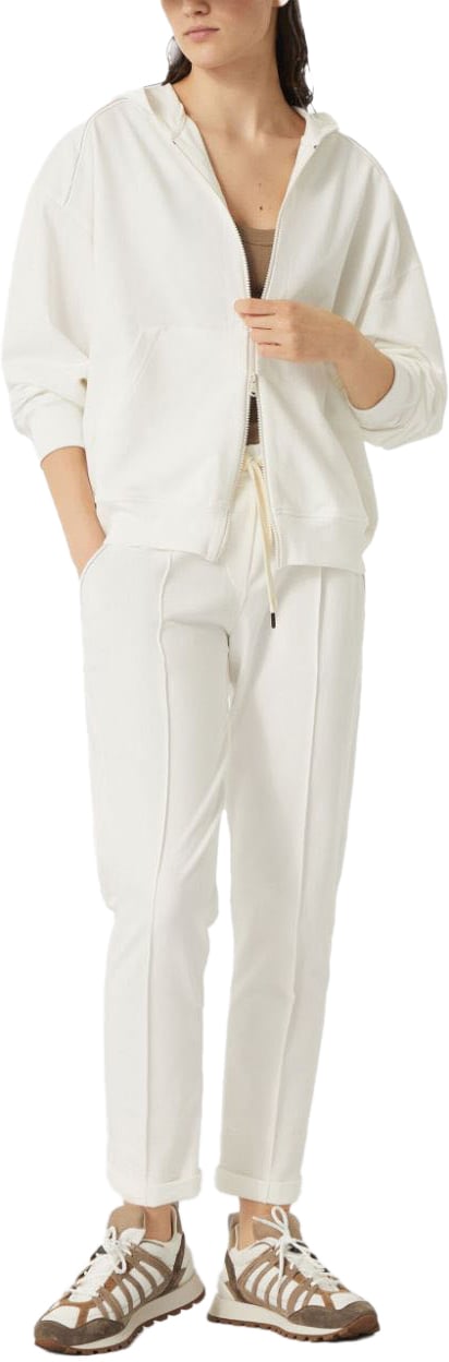 Brunello Cucinelli Trousers White Wit
