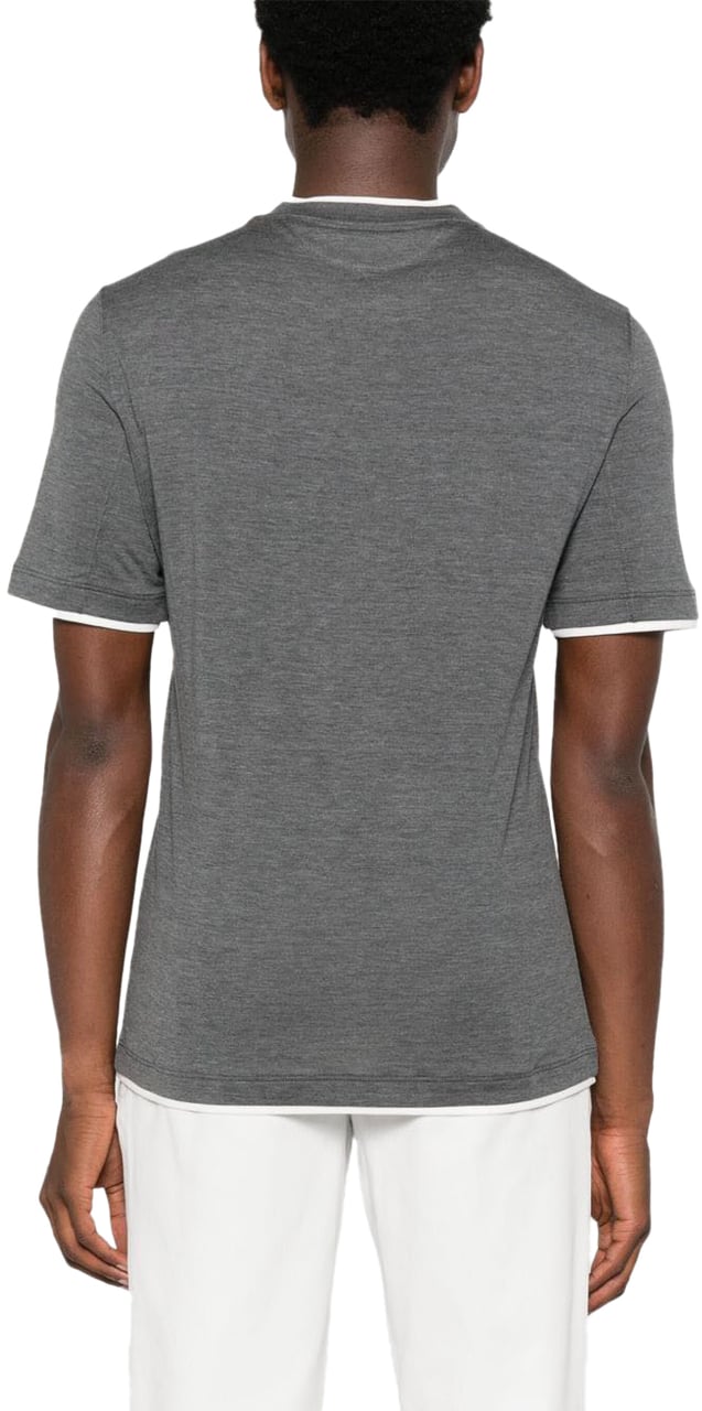 Brunello Cucinelli T-Shirts And Polos Grey Grijs