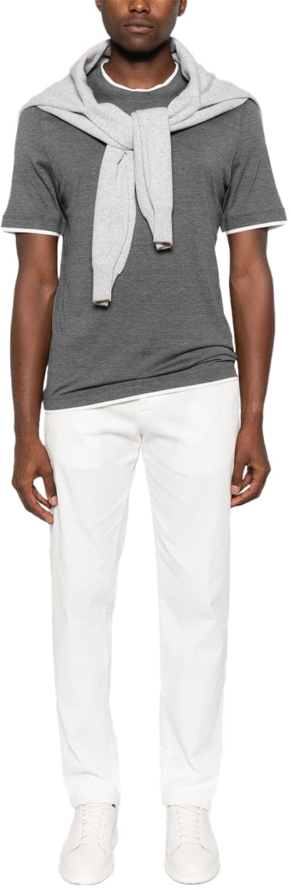 Brunello Cucinelli T-Shirts And Polos Grey Grijs