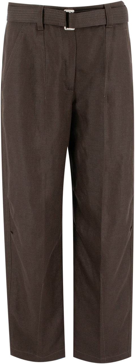 Brunello Cucinelli Linen trousers Bruin