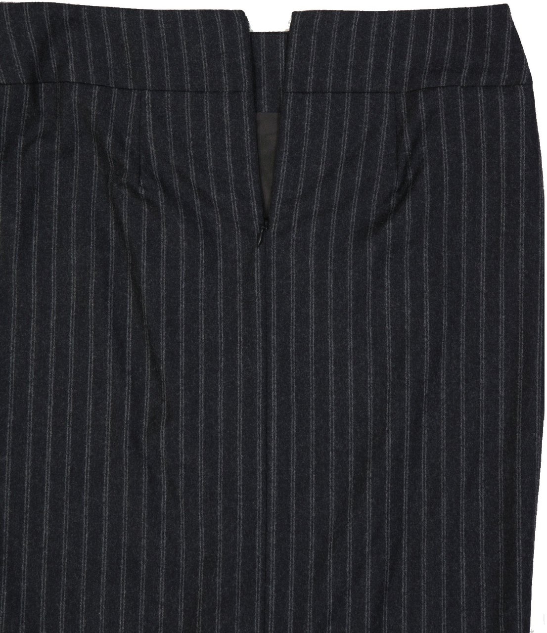 Brunello Cucinelli Brunello Cucinelli Wool Striped Skirt Grijs