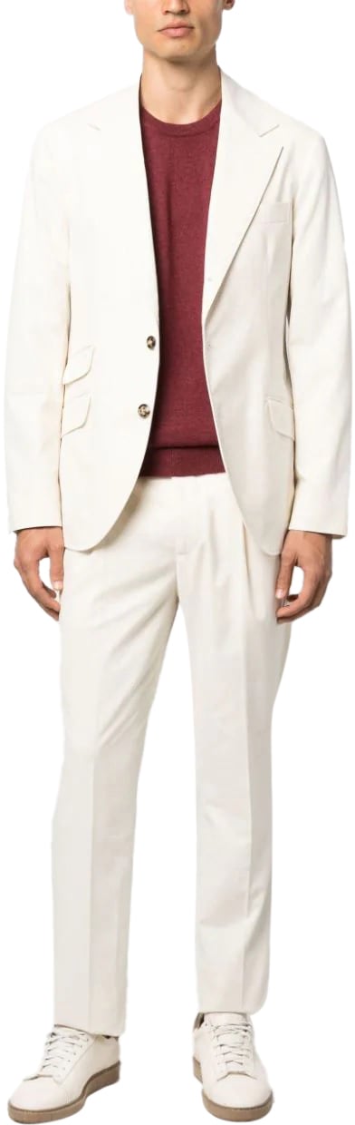 Brunello Cucinelli abito leisure white Wit