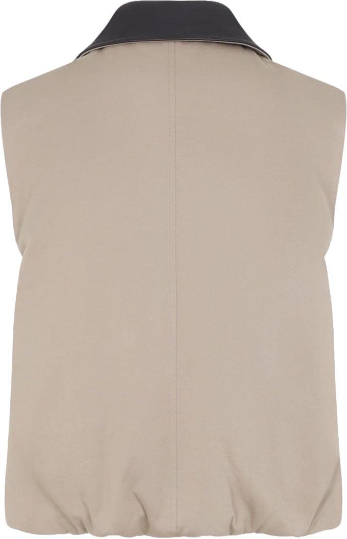 Brunello Cucinelli Padded Reversible Vest Divers