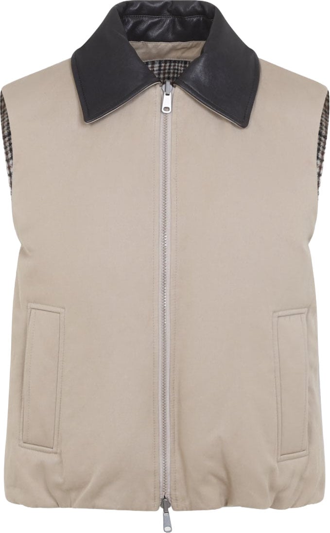 Brunello Cucinelli Padded Reversible Vest Divers