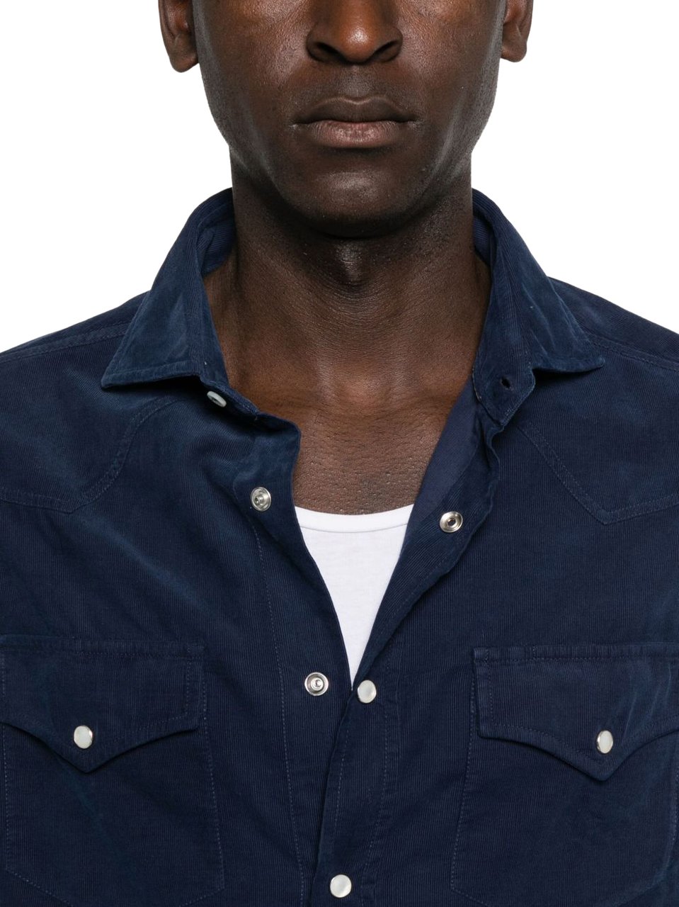 Brunello Cucinelli Shirts Blue Blauw