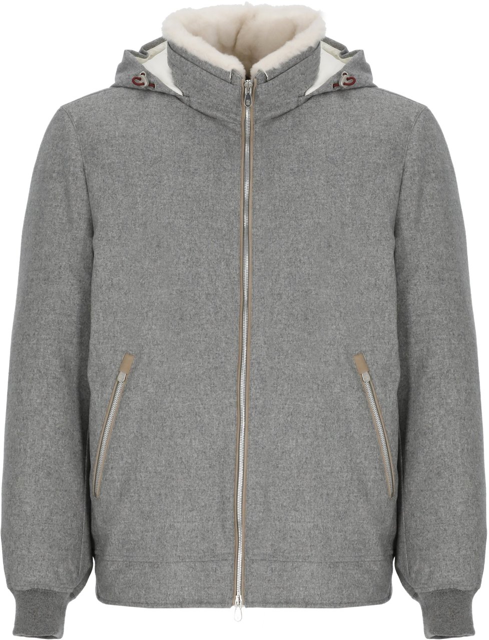 Brunello Cucinelli Coats Grey Grijs