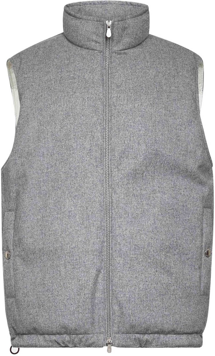 Brunello Cucinelli Coats Grey Grijs