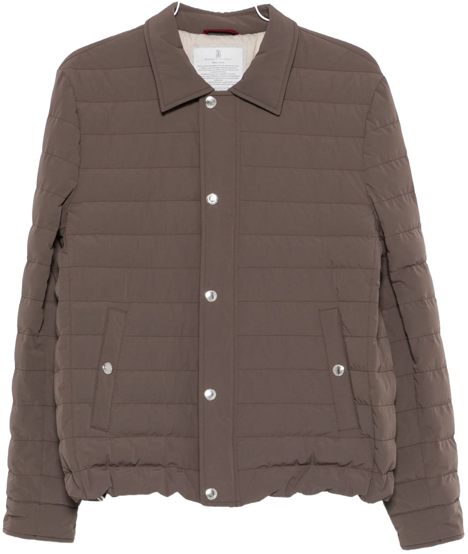 Brunello Cucinelli Coats Brown Bruin