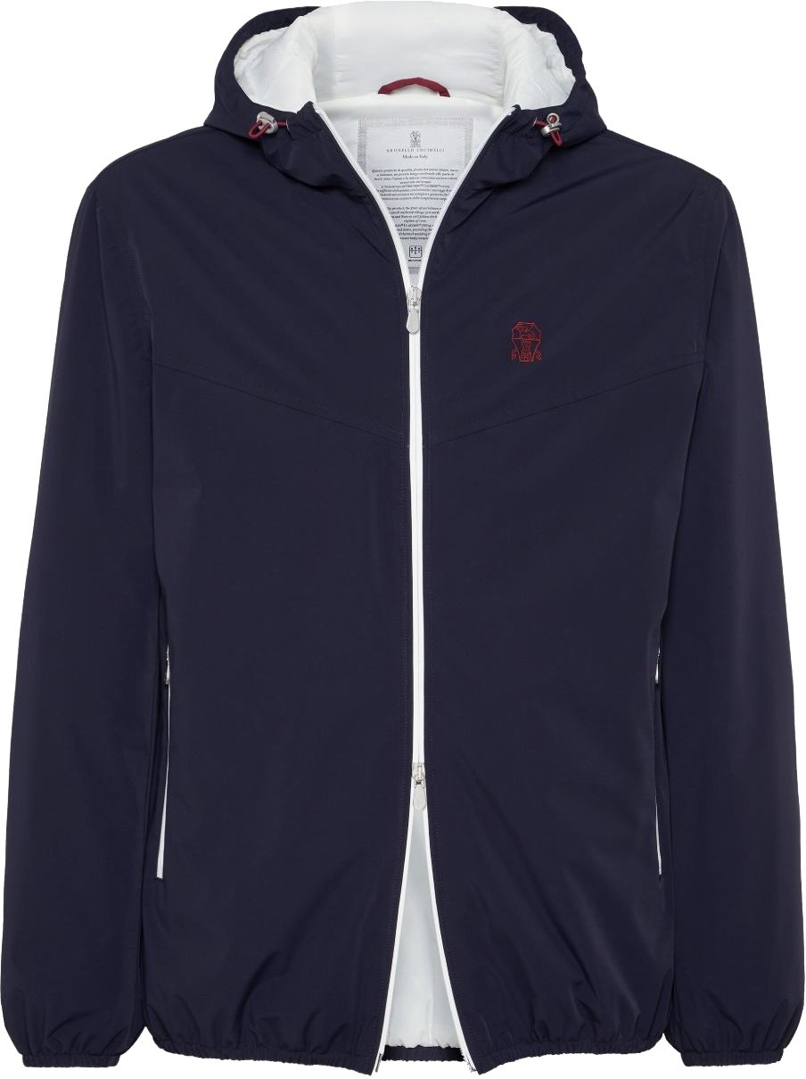 Brunello Cucinelli Coats Blue Blauw