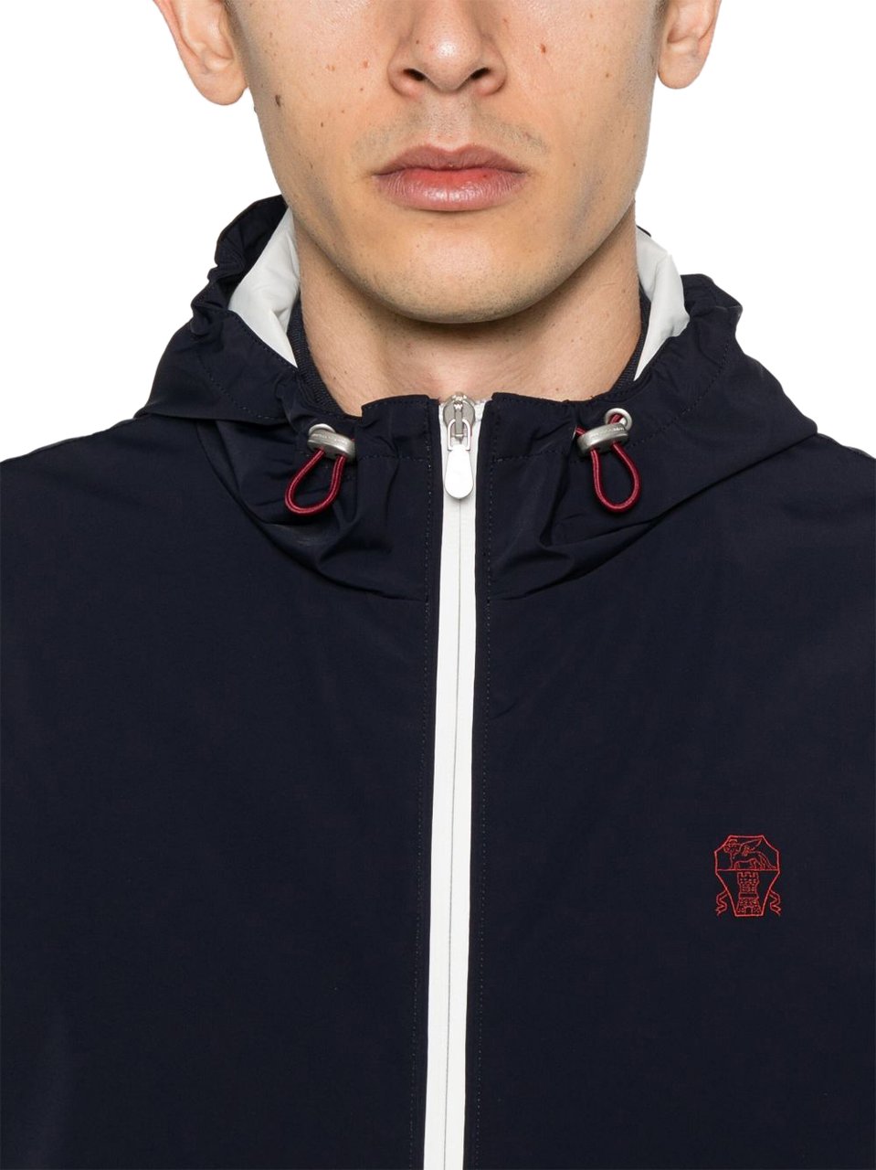 Brunello Cucinelli Coats Blue Blauw