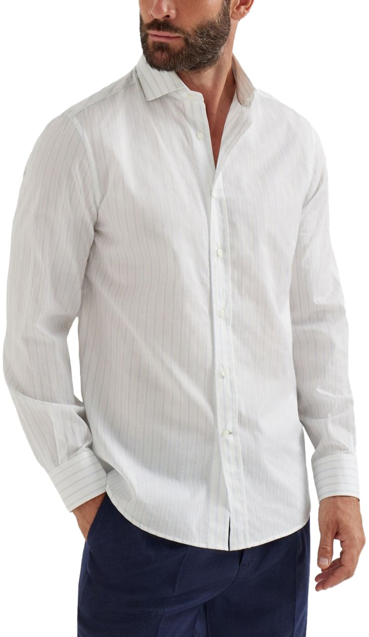 Brunello Cucinelli Shirts White Wit