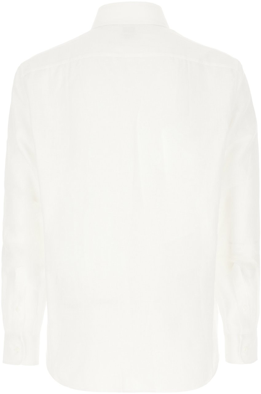 Brunello Cucinelli Brunello Cucinelli White linen shirt Wit