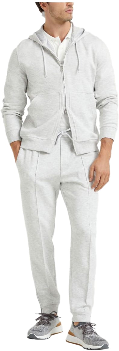 Brunello Cucinelli Trousers Light Grey Grijs