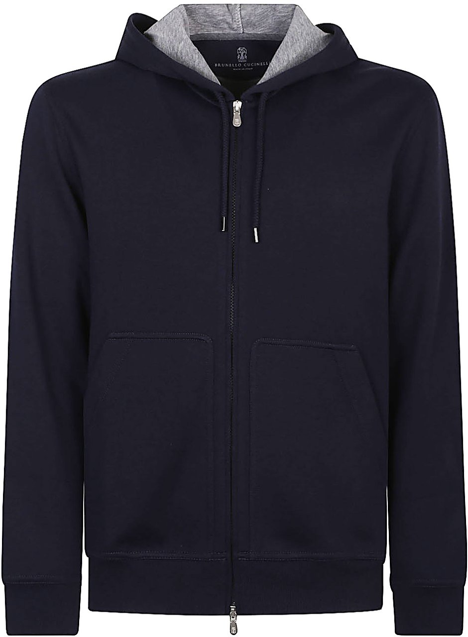 Brunello Cucinelli Sweaters Blue Blauw