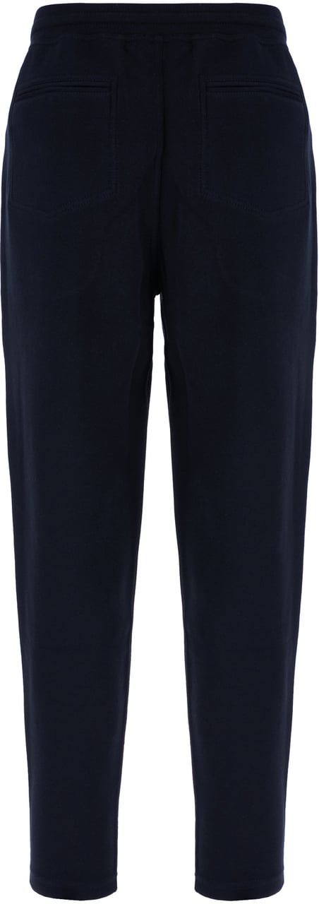 Brunello Cucinelli Blue cashmere blend joggers Blauw