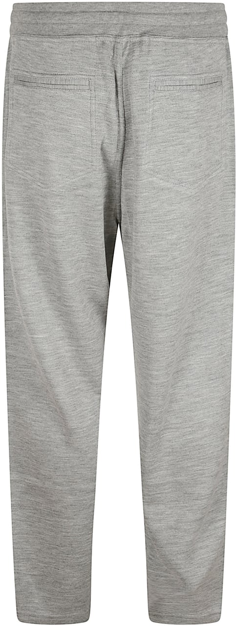 Brunello Cucinelli Stretch Fabric Casual Trousers Grijs