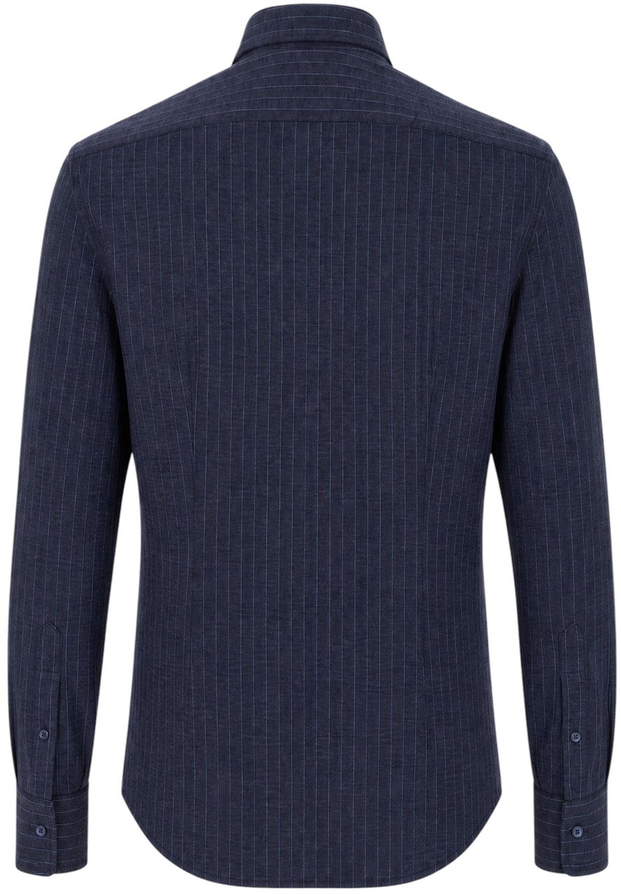 Brunello Cucinelli Embroidered cotton shirt Divers