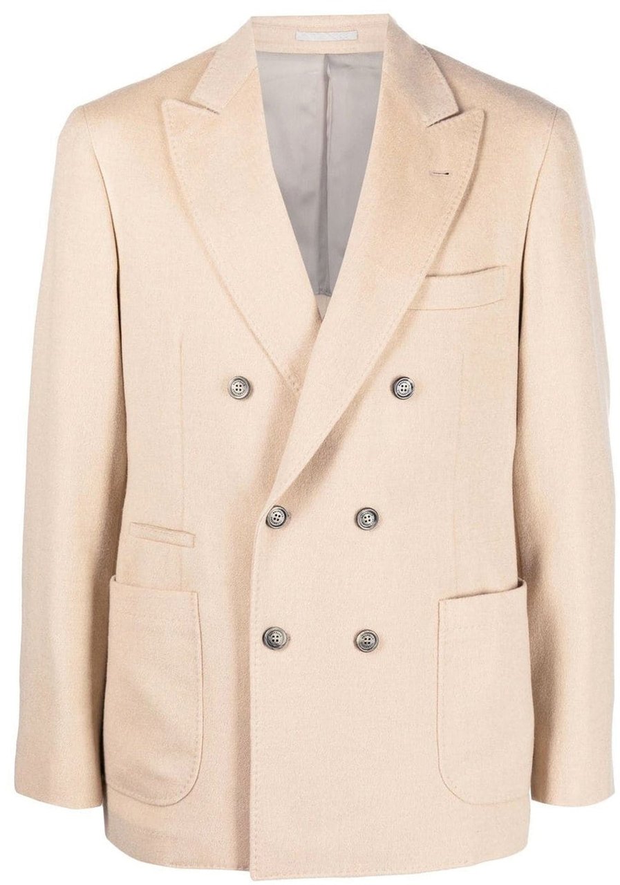 Brunello Cucinelli Brunello Cucinelli Wool Jacket Beige