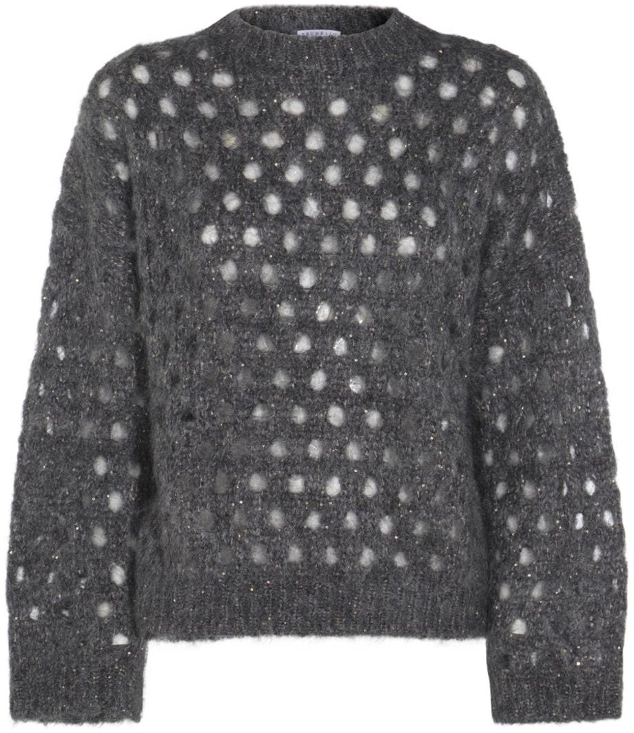 Brunello Cucinelli Sweaters Grey Grijs